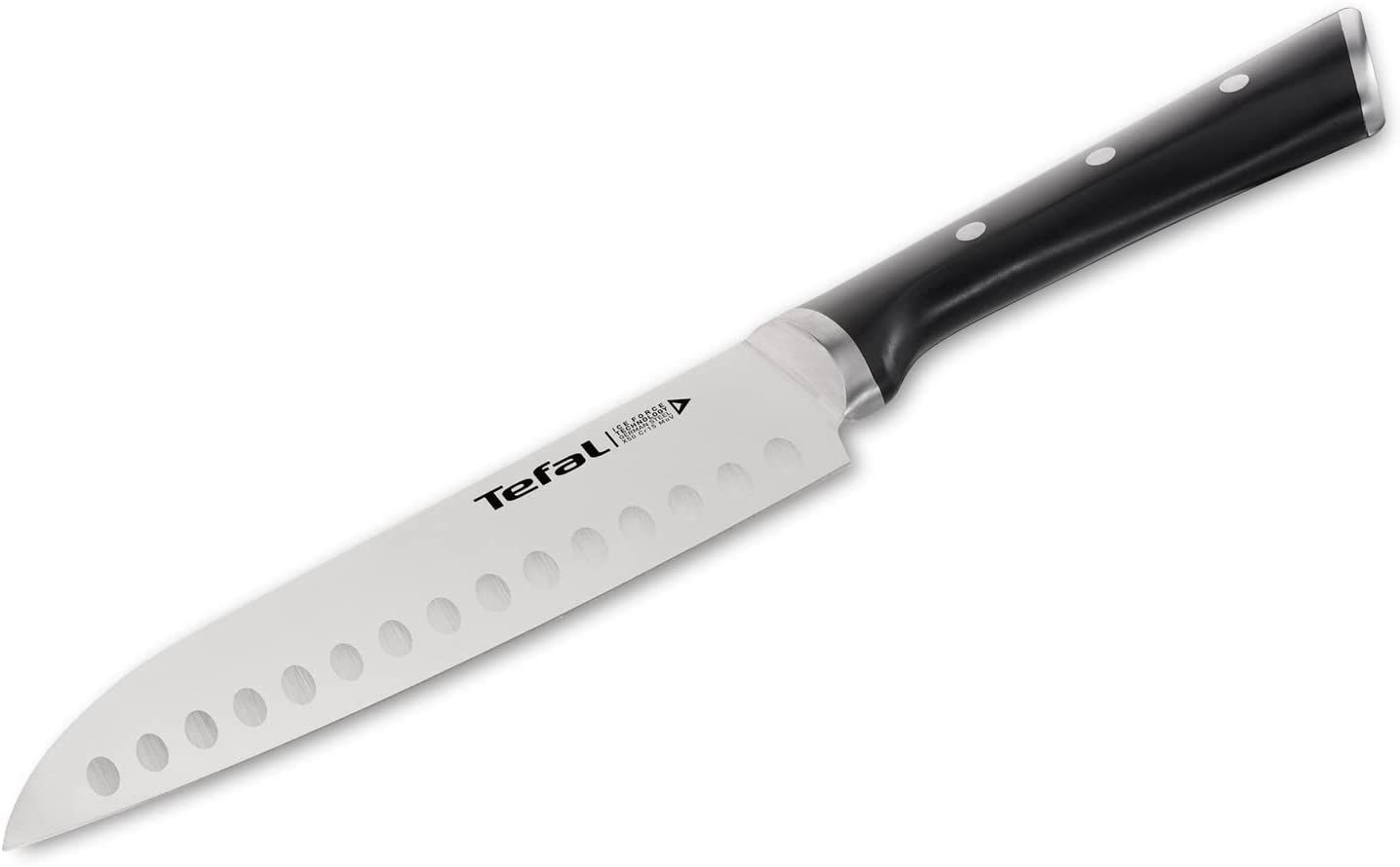 Tefal Ingenio Ice Force Knife - Stainless Steel, Black.