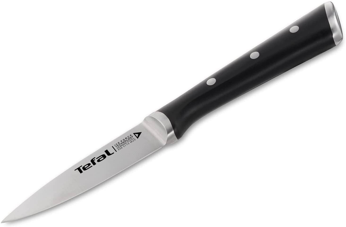 Tefal Ingenio Ice Force Knife - Stainless Steel, Black.