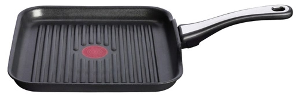 Tefal Reference E44140, Square, Grill Pan, Black, Titan Pro, 175 °C, Stainless Steel