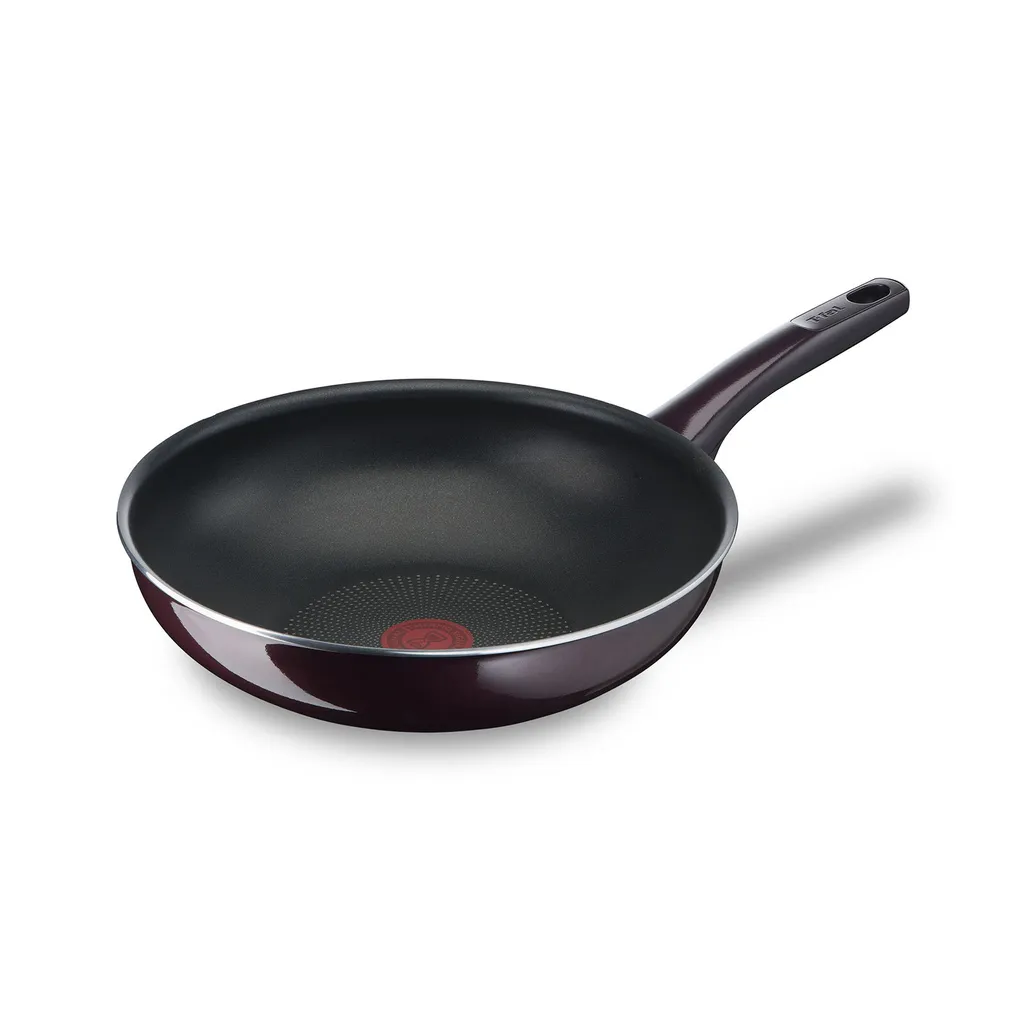 Tefal Resist Intense Wok Pan, Wok Pan, Non-stick Coating, Aluminum, Ø 28 cm, D52219