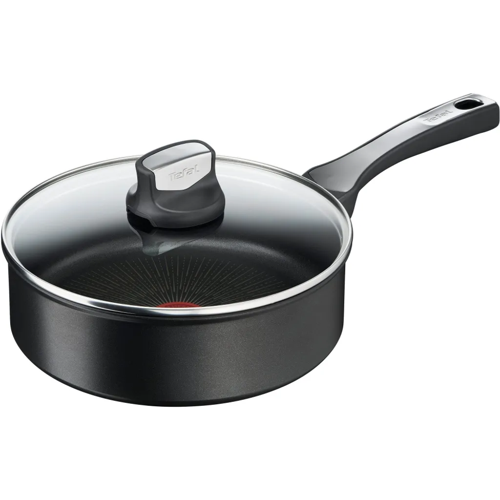 Tefal 24cm Unlimited On braising pan – Durable and scratch-resistant for all types of cooktops