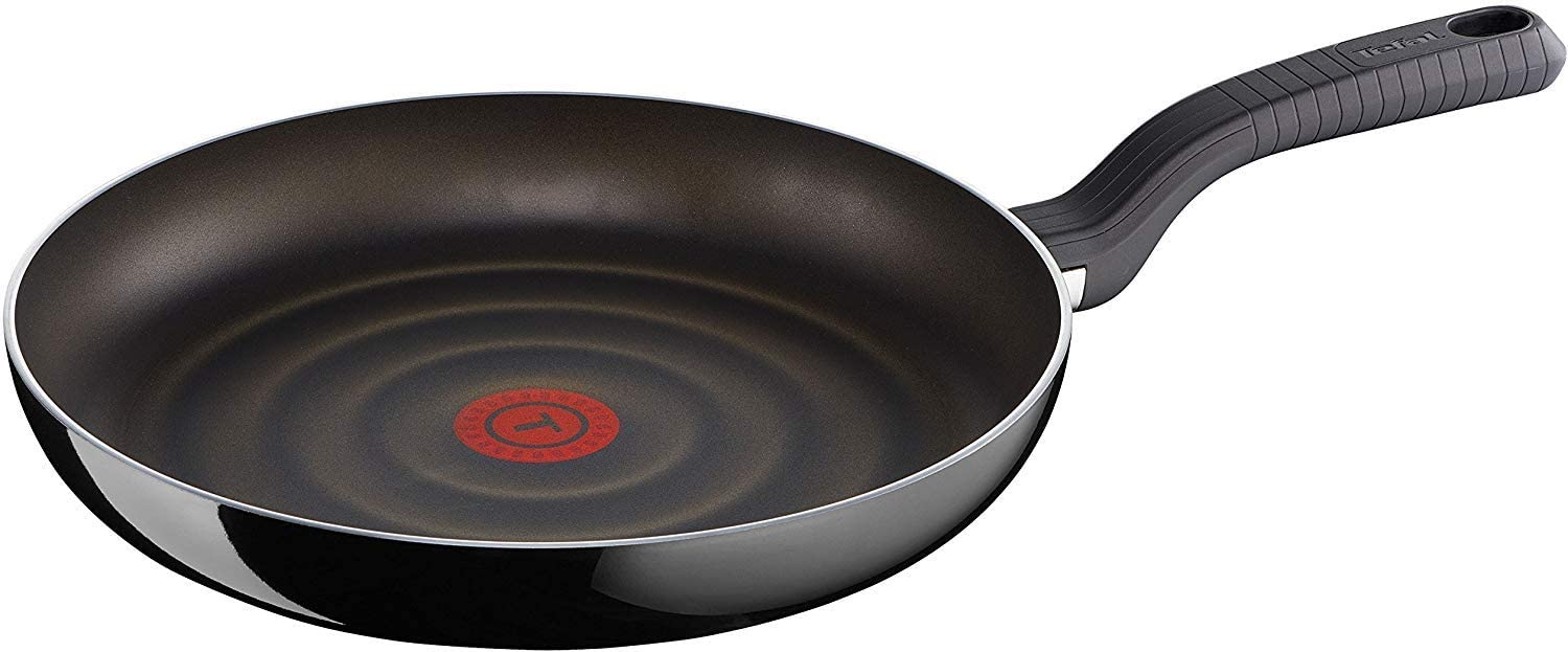 Tefal So Intensive Non-Stick Coating, Black/Metallic, black-metallic, 25 cm