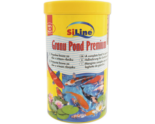 Pond fish food SiLine Granupon Premium goldfish food 1 l