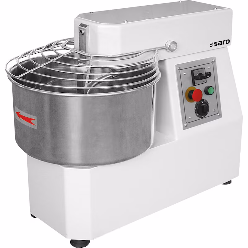 Saro Gastro-Products GmbH Dough kneading machine with spiral kneading hook, model Pk 25, dimensions: W 400 x D 720 x H 620