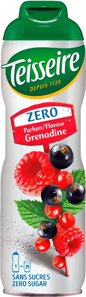 Teisseire Drink Syrup Grenadine 0% - 600ml (pack of 1) 600 ml