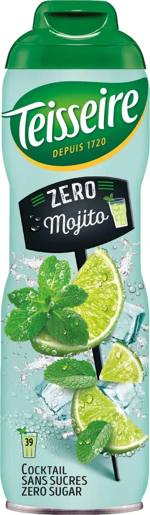Teisseire Drink Syrup Mojito 0% 600ml - Cocktails (Pack of 1)