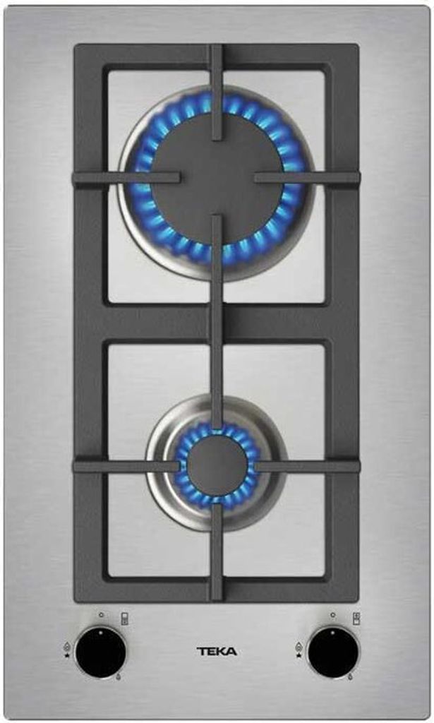 Teka EFX 30.1 2G AI AL IC, stainless steel, integrated, 30 cm, gas hob, stainless steel, 2 zone(s)