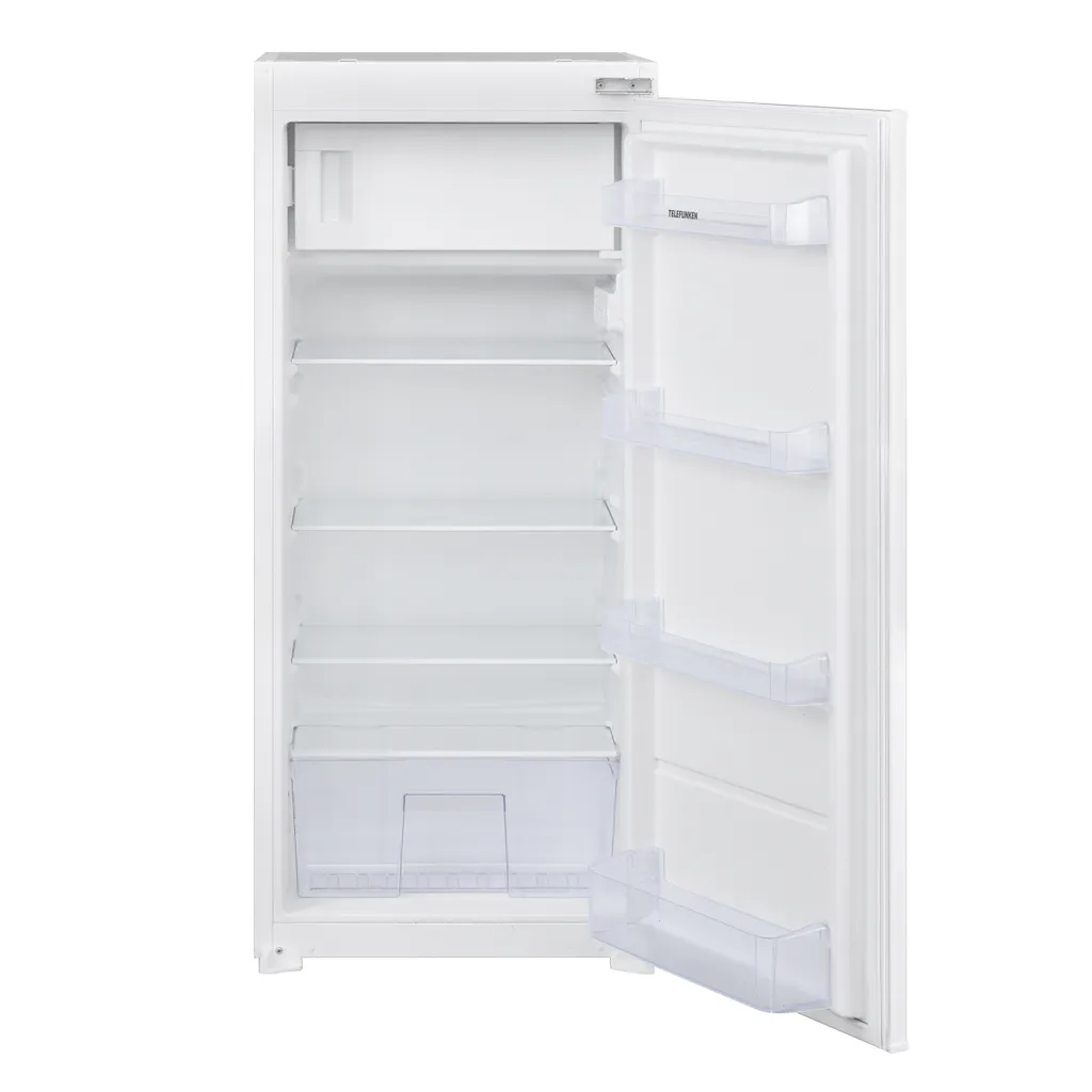Telefunken EKG123S187E Built-in Refrigerator with Freezer Compartment | 122cm Niche | Sliding Door Technology | 187 Liter Net Capacity