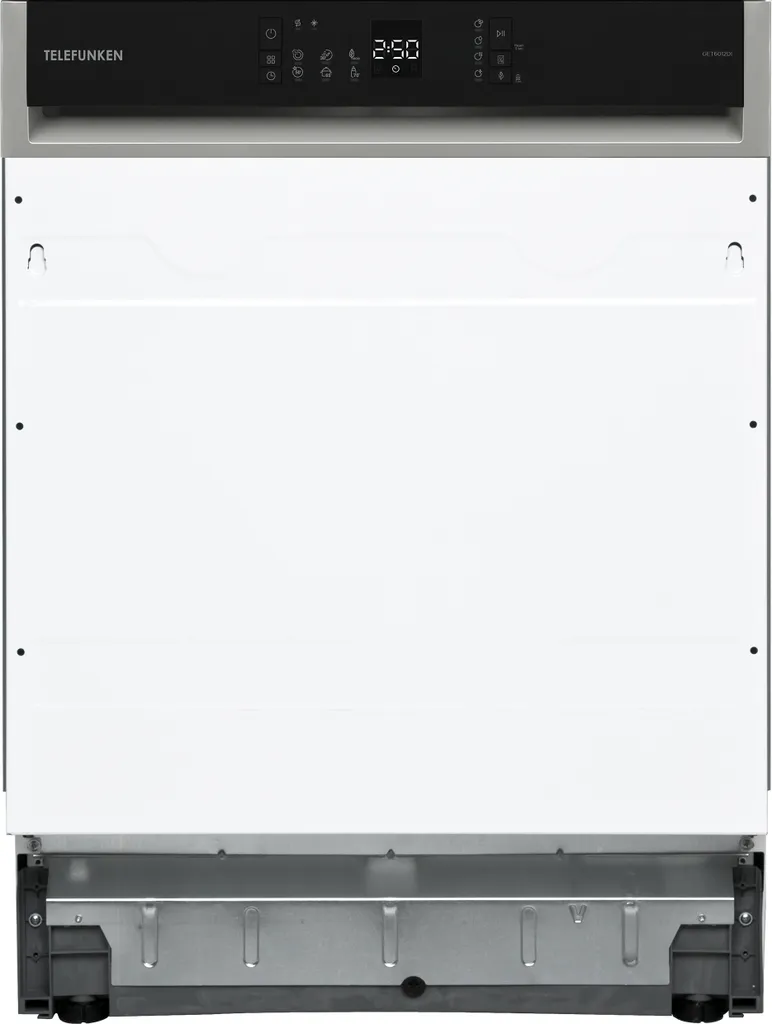 Telefunken 60 cm semi-integrated dishwasher, built-in dishwasher, 12 place settings, 6 programs, AquaStop, GET6012DI