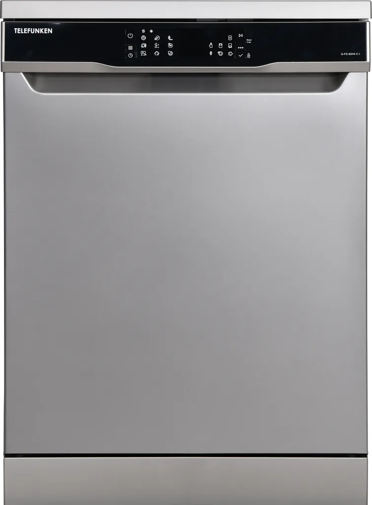 Telefunken freestanding dishwasher | 60 cm dishwasher | 12 place settings | 9 programs | AquaStop | 44 dB | G-FS-6014-C-I