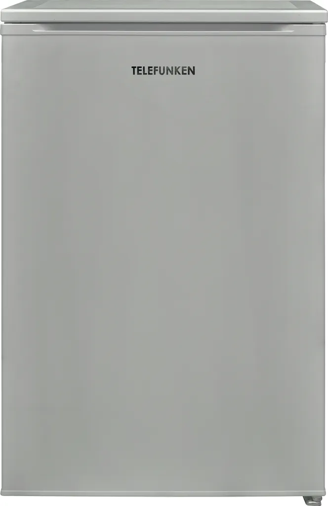 Telefunken freestanding refrigerator without freezer compartment | 135 liters | small refrigerator with vegetable drawer | C-135-100-S silver