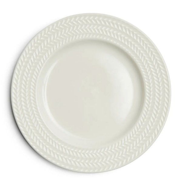 Rivièra Maison Plate Bellecôte Breakfast Plate White (20cm) from Riviera Maison