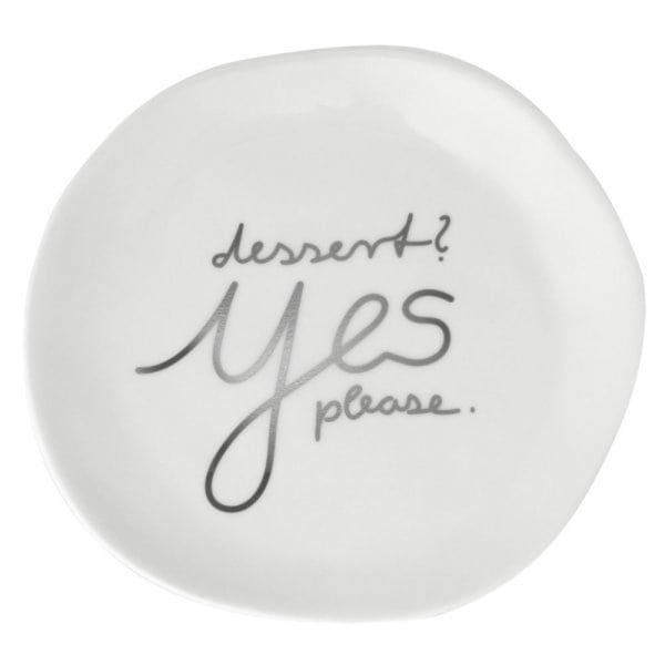 Wheeler Dessert Plate? Yes, Please 14 cm by Räder Design