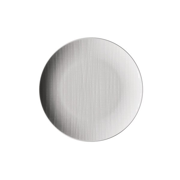 Flat Mesh White Plate (21cm) by Rosenthal