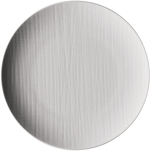 Flat Mesh White Plate (27cm) by Rosenthal