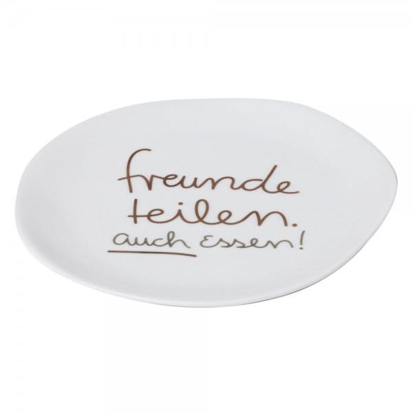 Räder plate for friends who also share food, 14 cm, by Räder Design