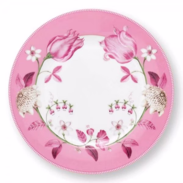 Plate Jolie Tulip Pink 23 cm from Pip Studio