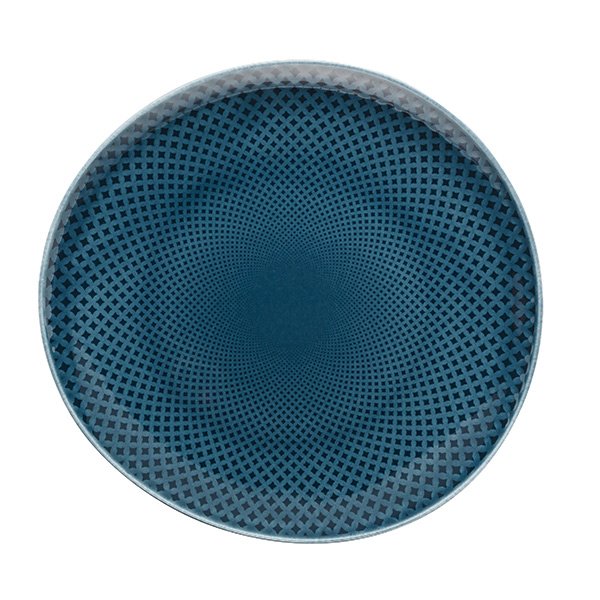 Junto Ocean Blue plate from Rosenthal