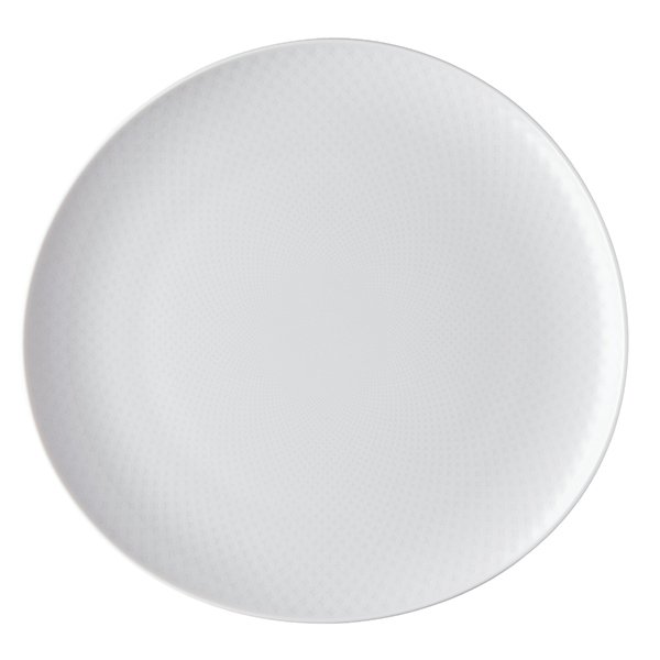Junto White plate by Rosenthal