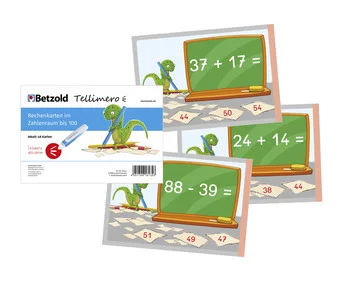Tellimero math cards for numbers up to 100