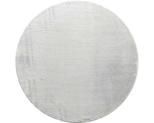 SoleVito Florence rug, light grey, round, Ø 160 cm