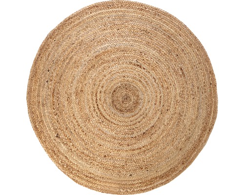 Hornbach Rug natural jute round Ø 120 cm