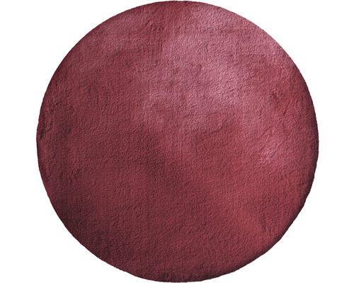 Romance red round rug, Ø 80 cm