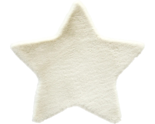 Romance Star rug, beige, 80x80 cm