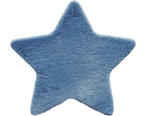 Romance Star carpet, blue, 80x80 cm