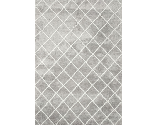 SoleVito Rug Shaggy Diamond Stream medium gray 160x230 cm