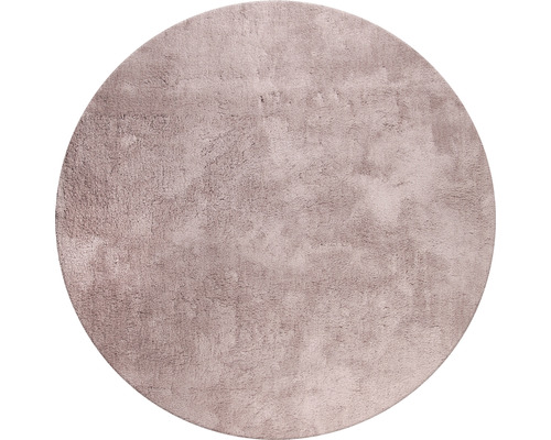 Shaggy Wellness rug, rose, round, Ø 160 cm