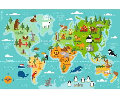 Kit for Kids® Carpet Animals of our Earth 6230g