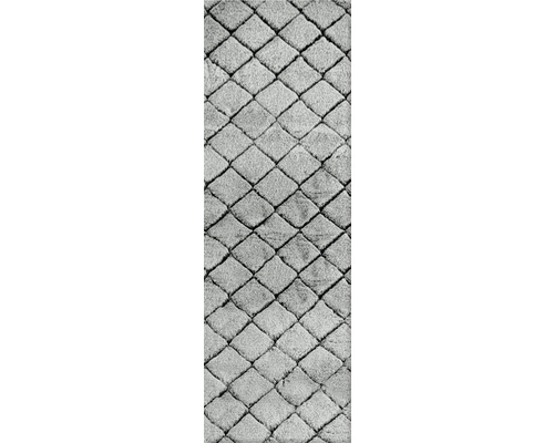 SoleVito Carpet runner Romance Stream gray mottled 50x150 cm