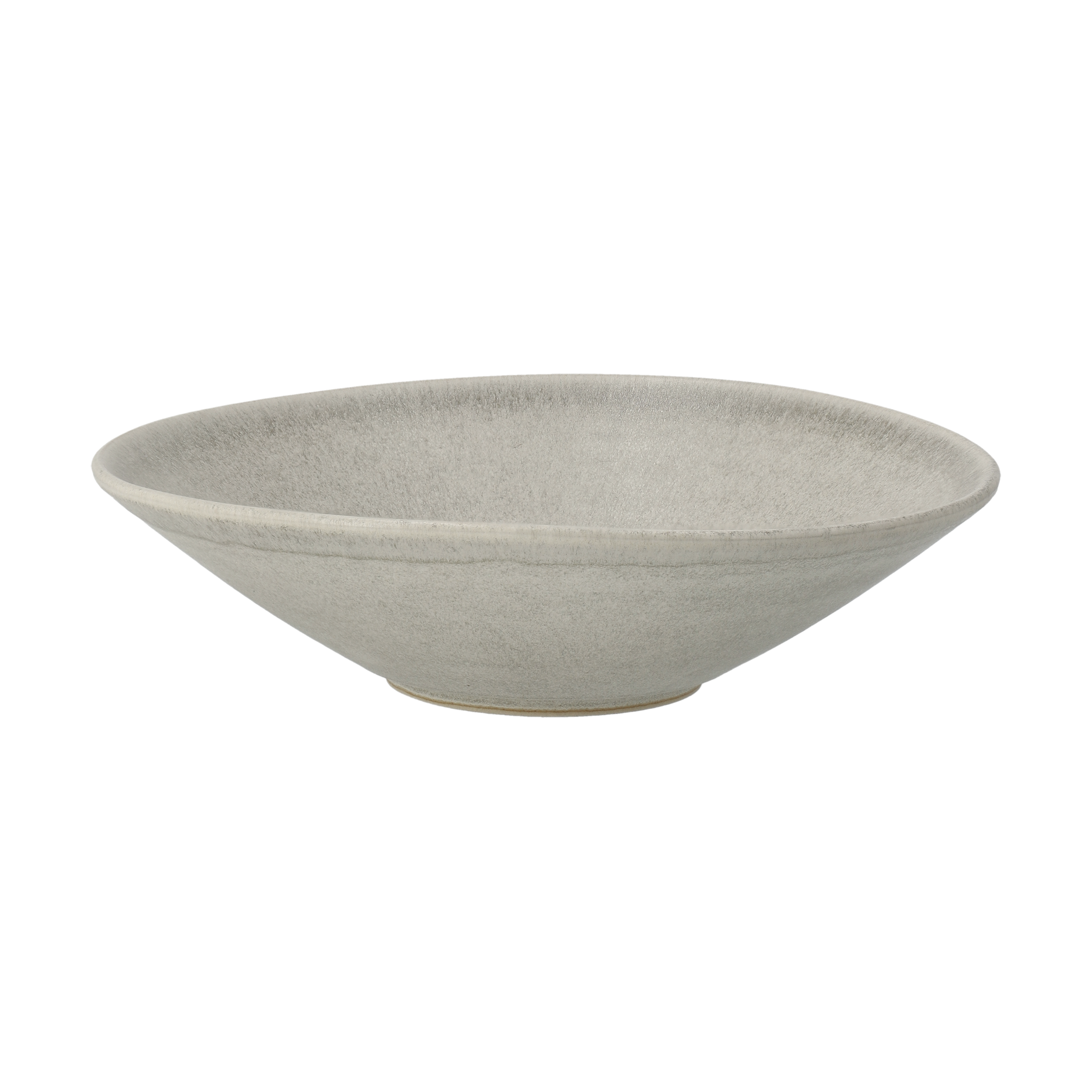 scandi-living Terra Salad Bowl, Beige Stoneware, Ø30 cm