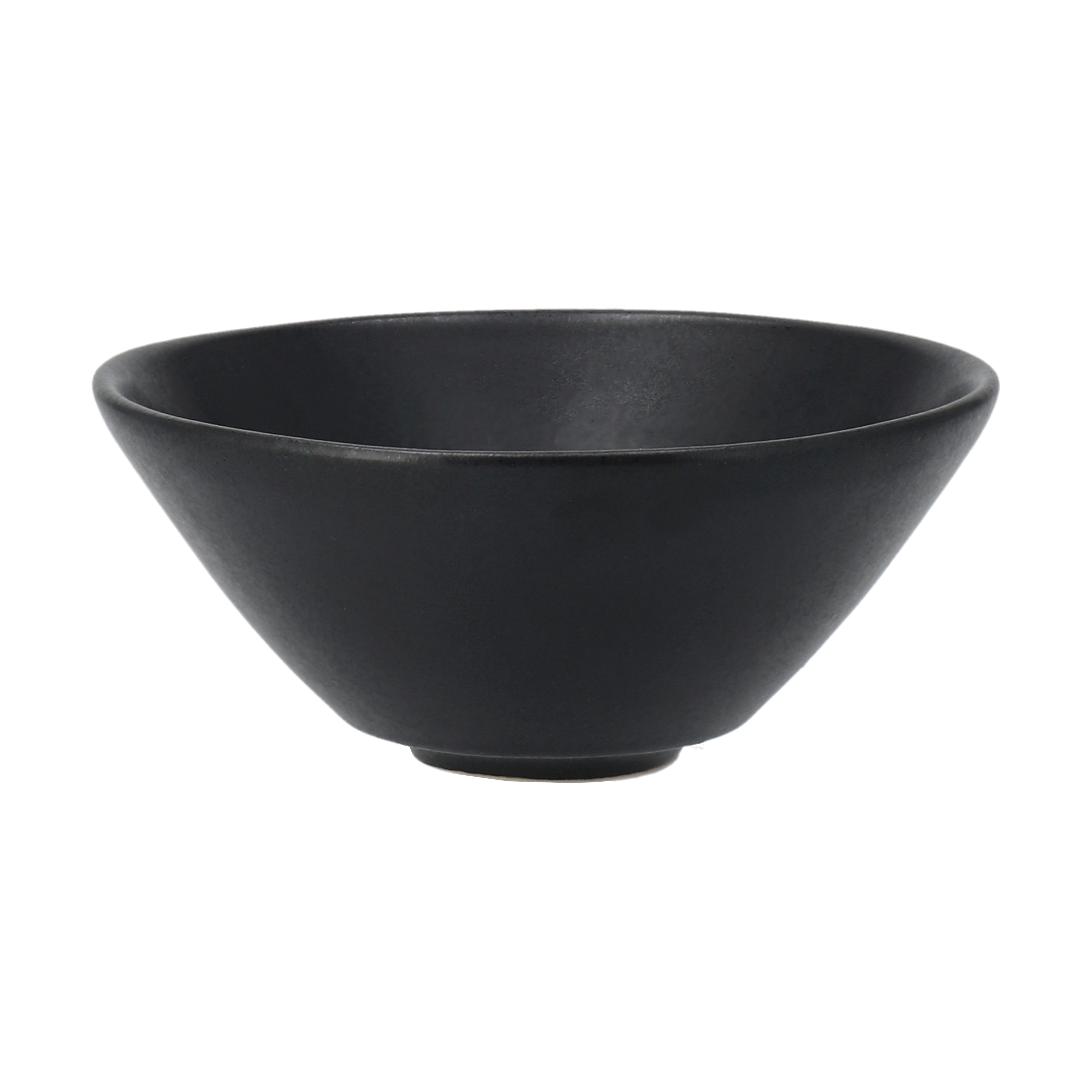 scandi-living Terra Serving Bowl, Black Stoneware, Ø9.5 cm