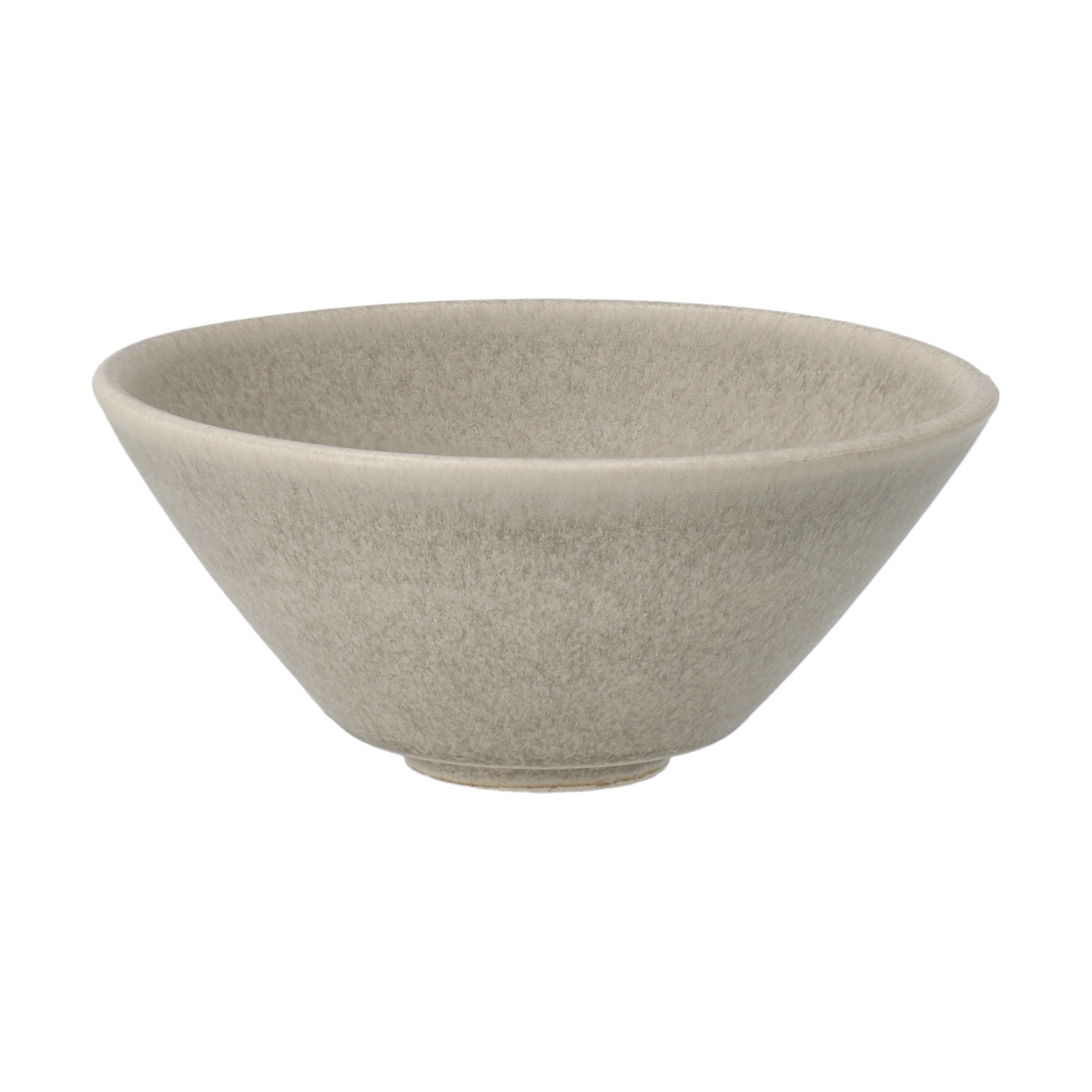 scandi-living Terra Serving Bowl, Beige Stoneware, Ø12 cm