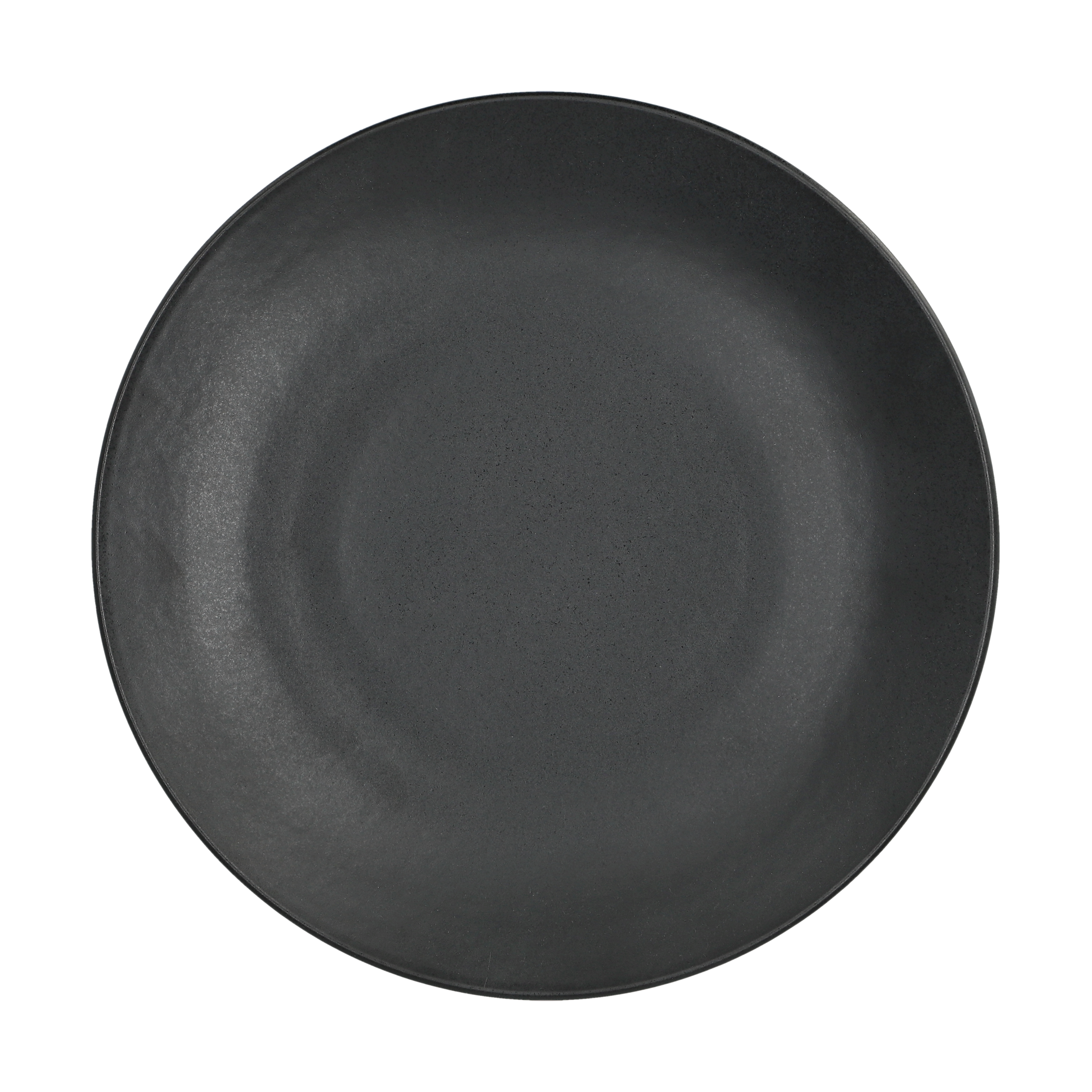 scandi-living Terra Dinner Plate, Black Stoneware, Ø26.5 cm