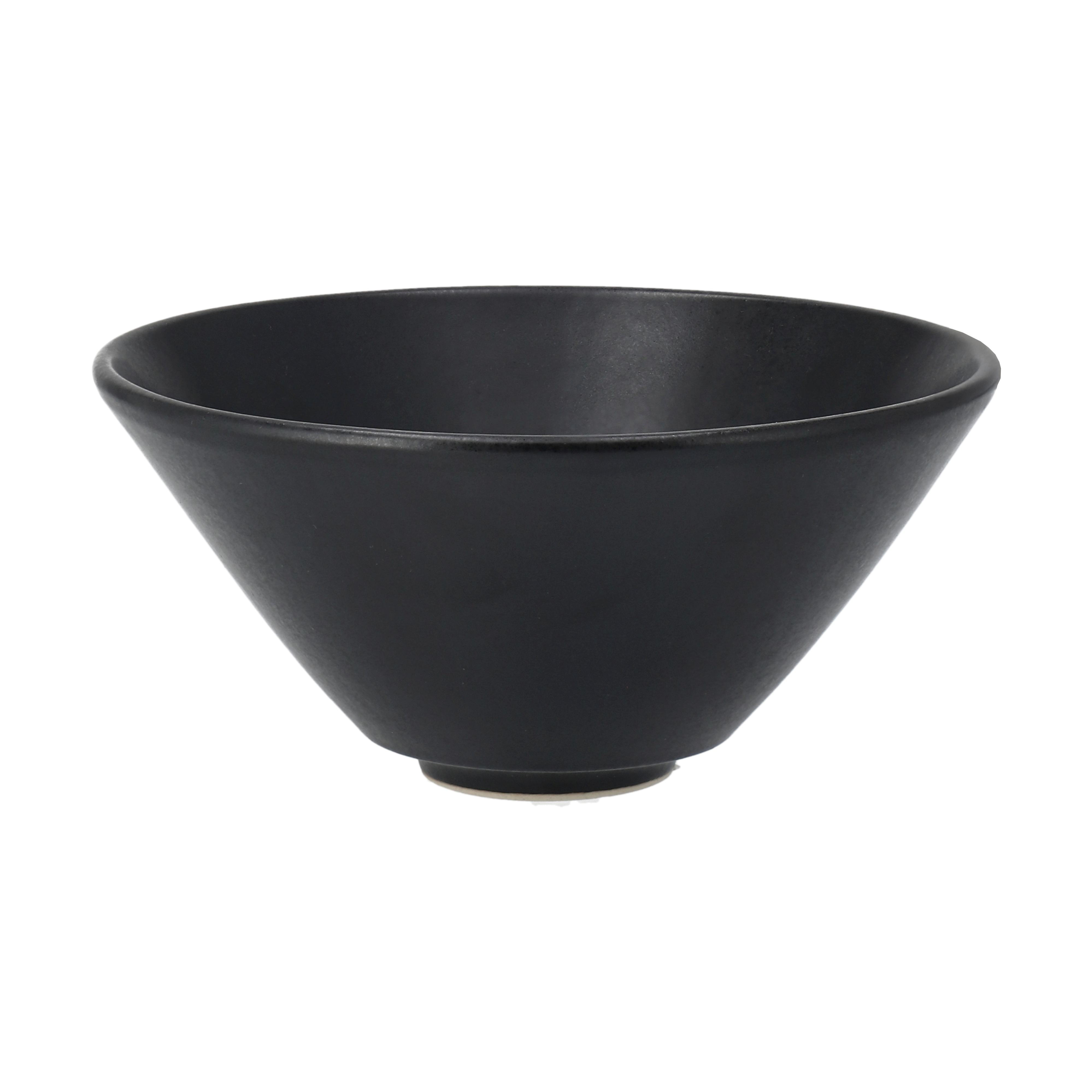 scandi-living Terra Soup Bowl, Black Stoneware, Ø16 cm