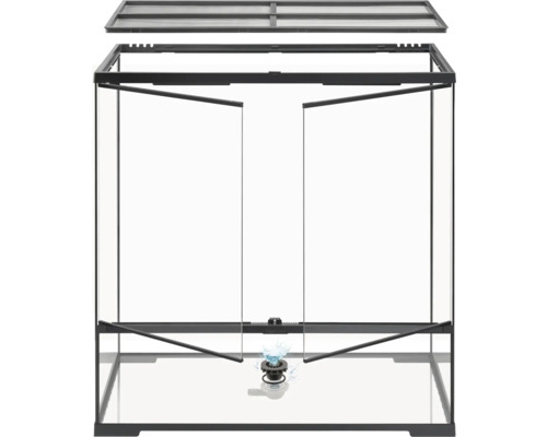 Terrarium, Paludarium Exo Terra EX - Pro Paludarium™ Large X-Tall 90 x 45 x 90cm with bottom drain, drainage system (without decoration, substrate and equipment)