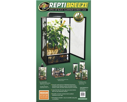 Terrarium Repti Breeze ZOO MED 40 x 40 x 76 cm aluminum without lighting