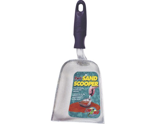 Terrarium litter scoop ZOO MED Repti Sand Scooper, sand sieve, metal plastic, approx. 12 x 26 x 7 cm