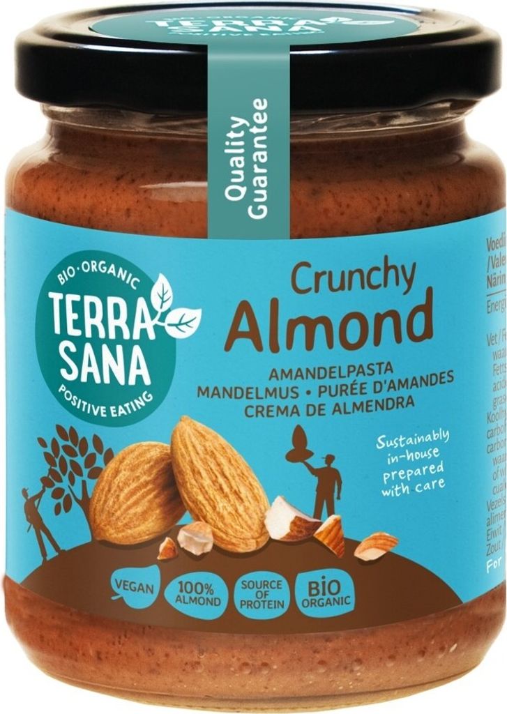 Terrasana Almond Butter Crunchy 250 g