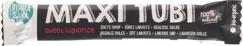 Terrasana MAXI-Tubi sweet licorice bars 28g