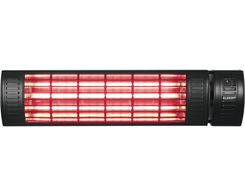 Patio heater Eurom Golden 2000 Ultra RCD Black 2000 Watt incl. remote control