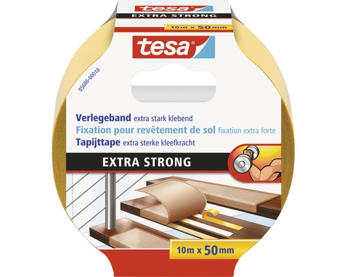 tesa double-sided installation tape extra strong adhesive 10m x 50mm