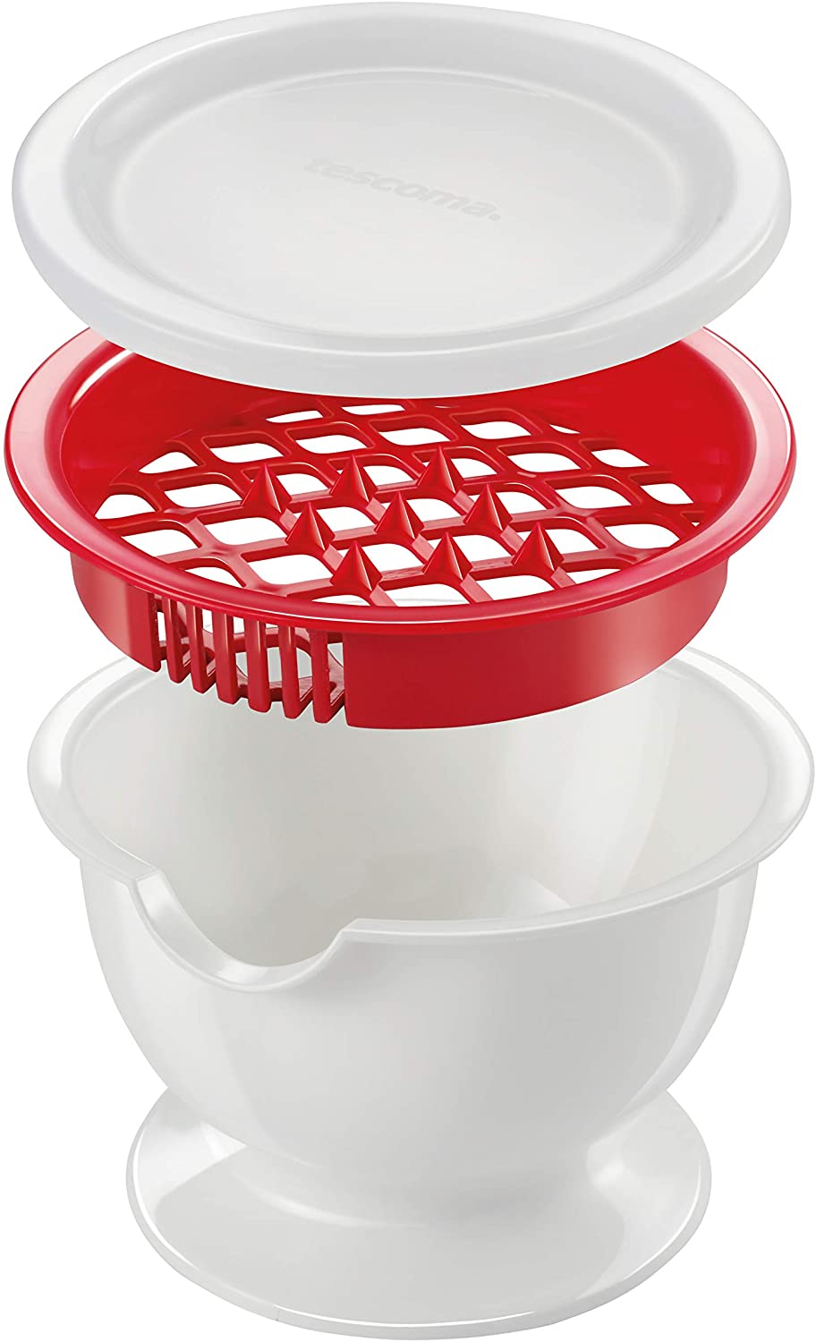 Tescoma 420643 Presto Pomegranate Corer with Juice Catcher White/Red