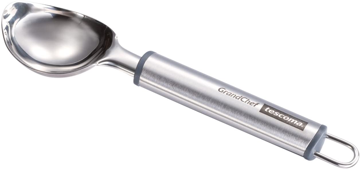 Tescoma 428258 Ice Cream Scoop, Stainless Steel, Grey