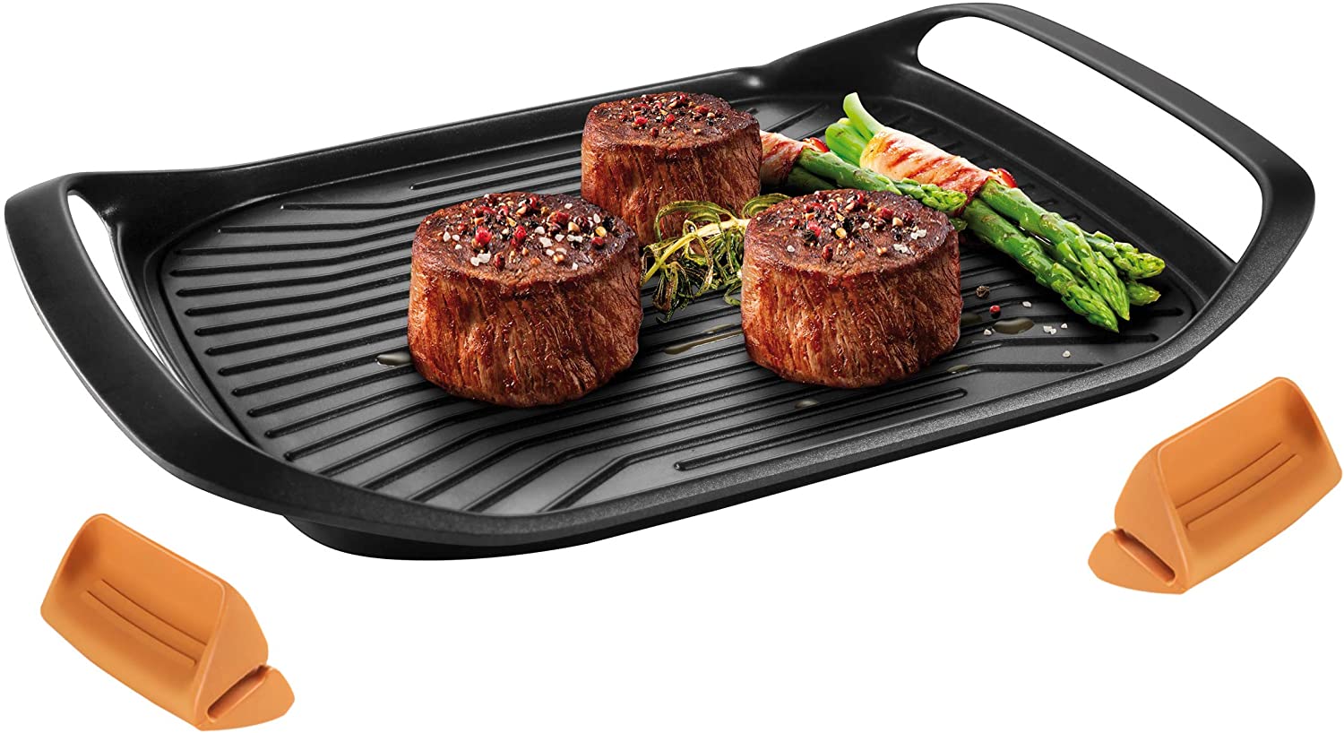 Tescoma 605068 48 x 28 cm SmartCLICK Grill Pan Black