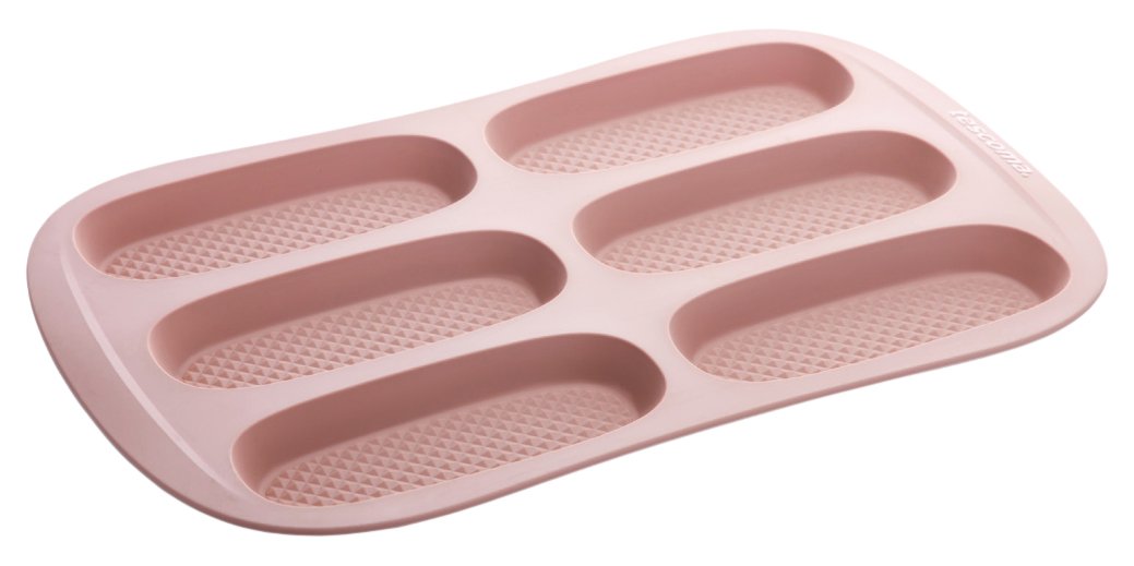 Tescoma 629510 Mini Baguette Baking Tray Silicone, Hazelnut