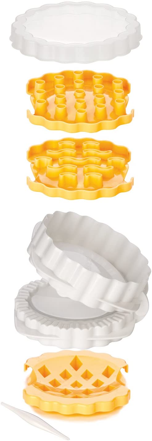 Tescoma Delicia Cake Dish 3 Decor Multicolor Plastic 12.8 x 7 x 21.4 cm